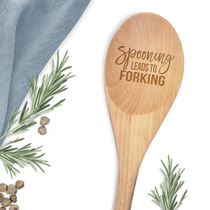 Funny Kitchen Utensil - Spooning Leads to Forking Spoon - Personalized  Gallery